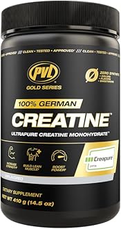 PVL Creapure Creatine - 100% Pure German Creatine monohydrate Powder - 82 Servings - 410 g