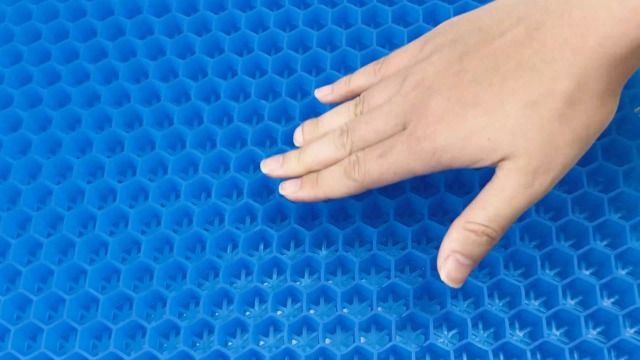 New Gel Seat Cushion, Honeycomb Design Double Thick Gel Cushion With Relieving Back Coccyx Pain Pressure, For Car Office Home Wheelchair&Chair - View #3