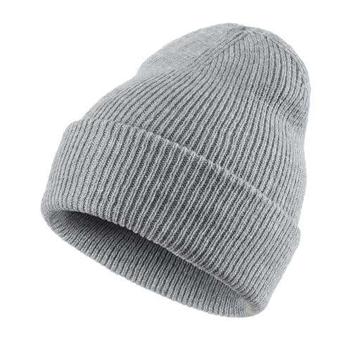 Bonnet d'hiver en tricot épais Home Prefer pour homme au design thermique