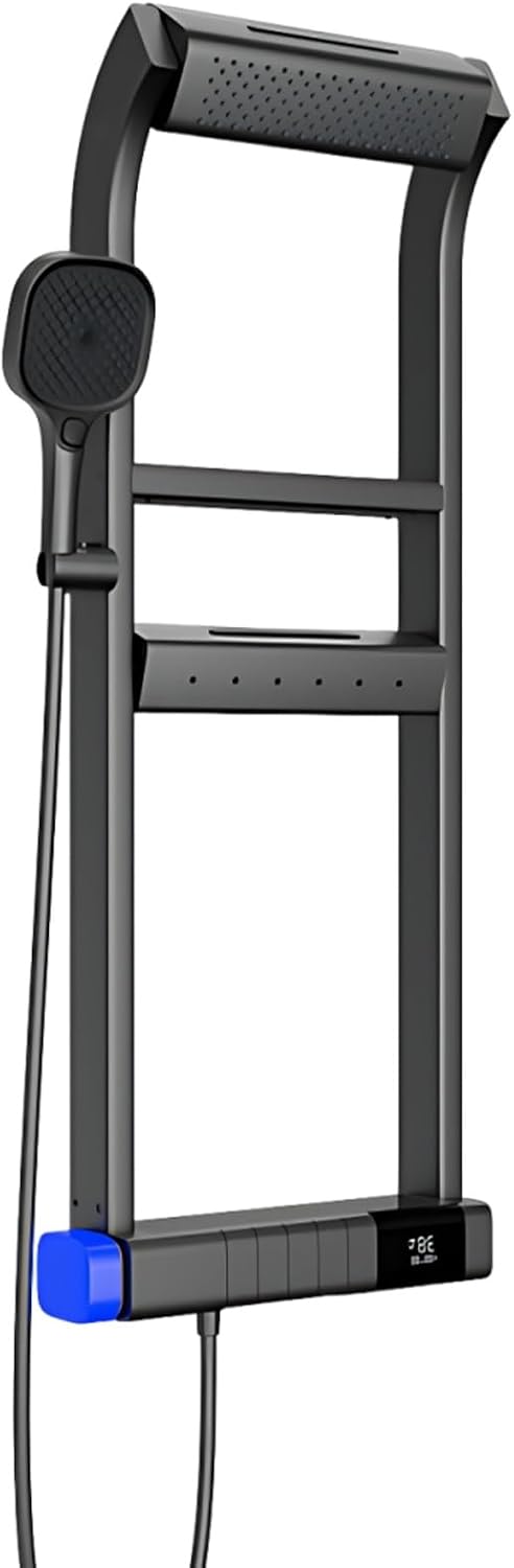 Smart Thermostatic Shower System with LED Light
