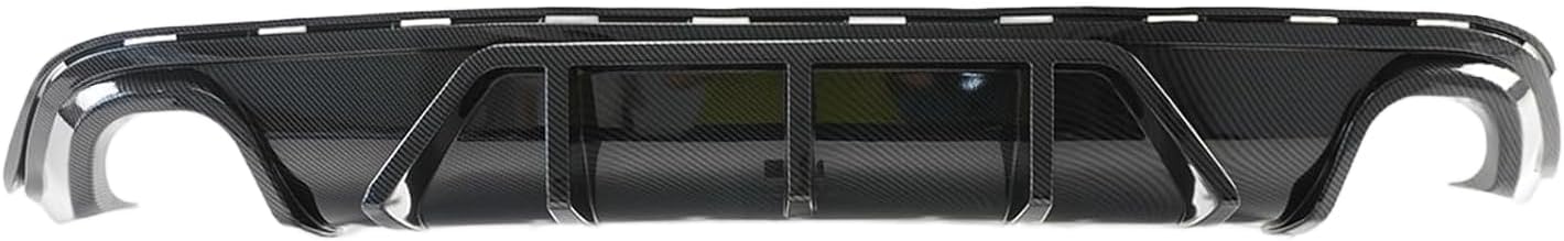 Rear Diffuser Compatible with Jeep Grand Cherokee SRT 2014-2021, Rear Bumper Lip Lower Diffuser Grand Cherokee SRT Accessories (Carbon Fiber, Rear Diffuser)