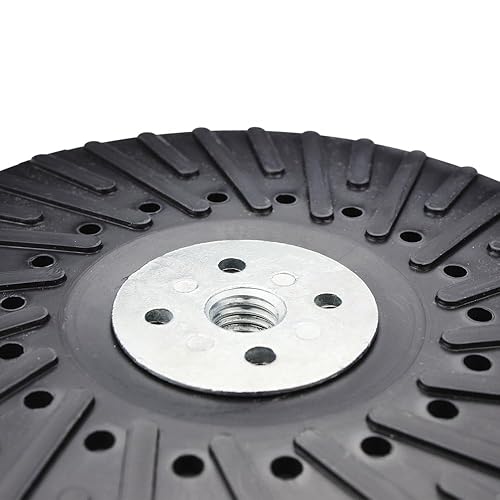 Miniatura 8 de BHA Almohadilla de respaldo acanalada para amoladora angular para disco de fibra de resina, 7 "x 58" x 11