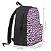 Imagen de NImongt Mochila para adultos con estampado rosa de unicornios