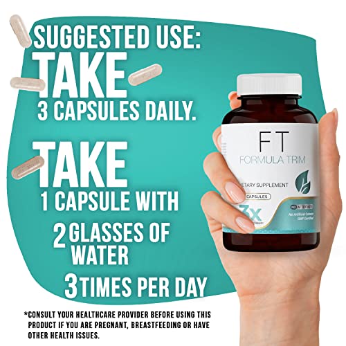 Formula Trim | Body Trim & Appetite Control Supplement | Certified Organic Metabolic Regulator For Women | Plant-Based Dietary Supplement | Improves Digestion & Reduces Cravings | 30-Day Supply #TOP4