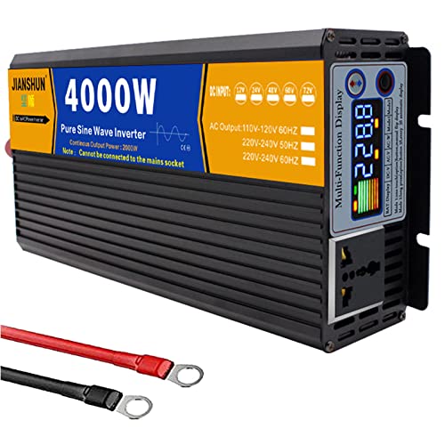 Onduleur pure sinus 4000W pour alimenter un appareil 110V sur batterie 24V