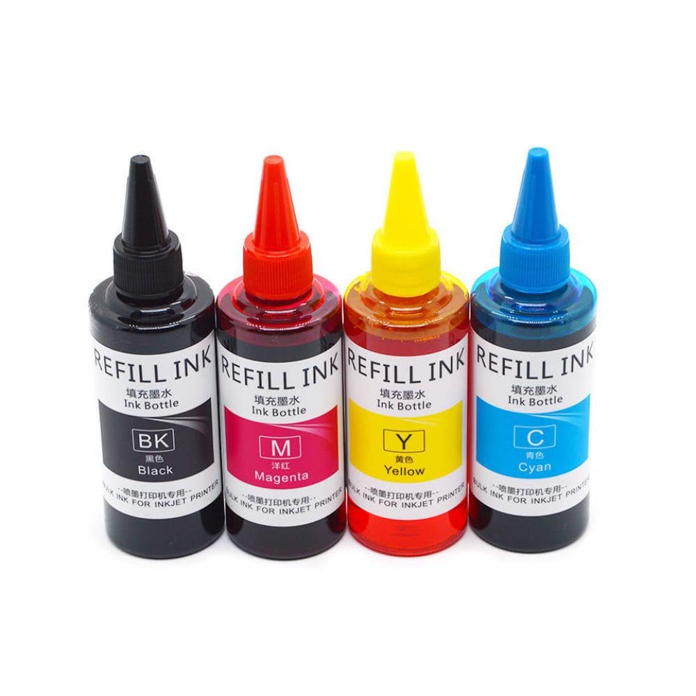 Tinta de Tinte de 100ML, 4 Unidades, Compatible con 16 16XL 220 220XL WF 2750 2760 2650 2660 2010 2110 2510 2520 2530 2540 2630 XP 320 420 424