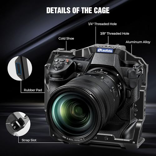 Image of Leofoto Z9 Camera Cage for Nikon Z9 Camera