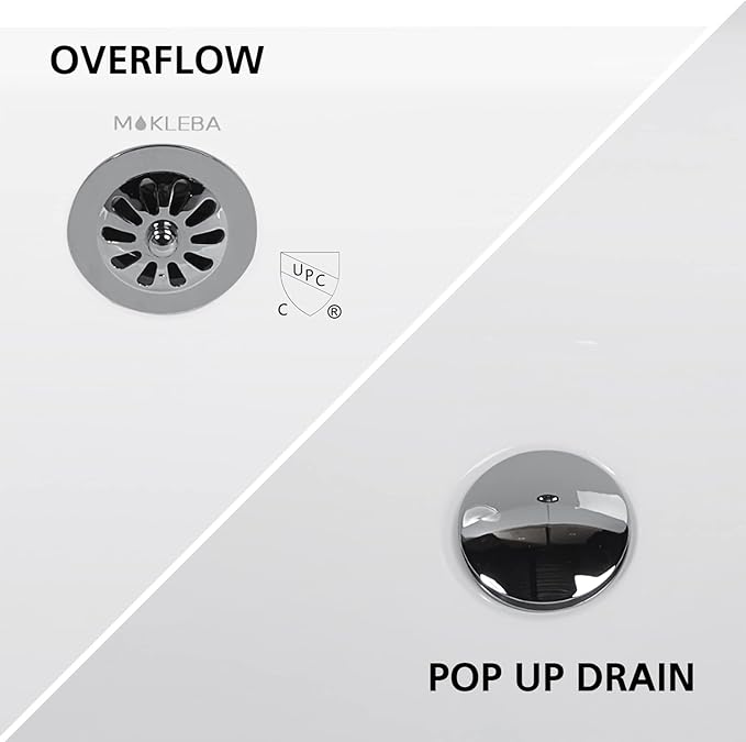 67" Acrylic Freestanding Bathtub, Free Standing Clawfoot Tub, Soaking Tub with Integrated Slotted Overflow, Toe-Tap Chrome Drain, cUPC Certified, Glossy White