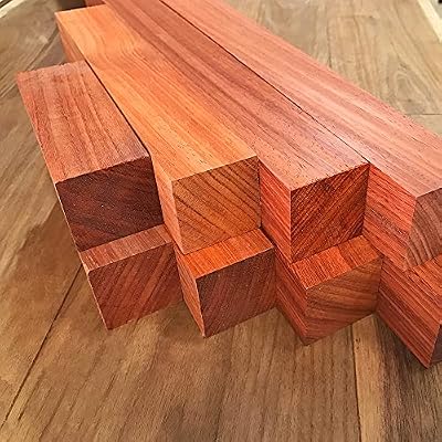 Padauk Wood Turning Blanks 6pcs - 2" x 2" (30")