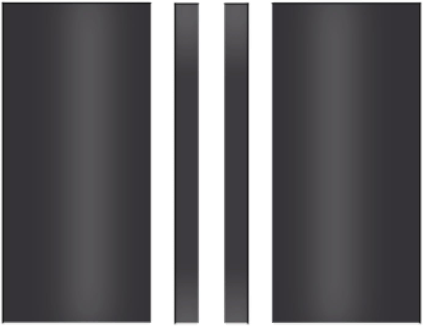 60Pack 4.5" Magnetic Hinge Mask, Flexible Door Hinge Covers for Painting, Door Hinge Paint Covers fit for Commercial and Office Doors Paint Tool