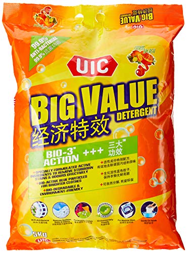 UIC Big Value Laundry Powder Detergent Anti-Bacterial Citrus Splash 5kg