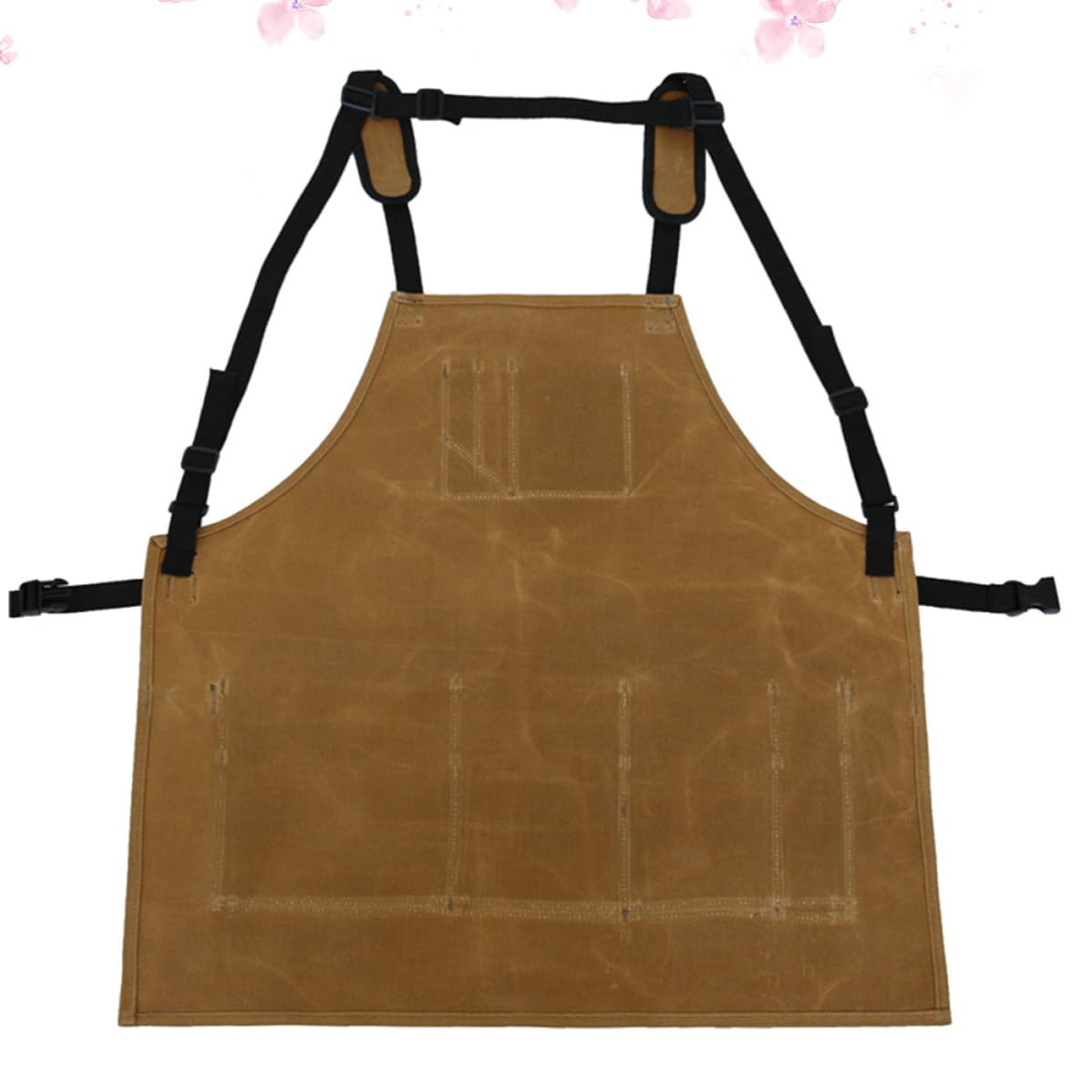Delantal de Cocina de Lona Pu Ajustable, Resistente al Aceite para Hogar