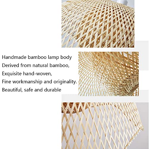 Créative en bambou creux suspension d'exception pour salon chic