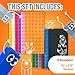 Strictly Briks Block Baseplates - Compatible with Lego Duplo - 12-Pack, 7.5 x 3.75 in, Rainbow - Stackable Building Plates - Toddler & Kid Building Toys