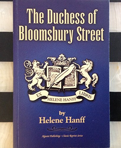 The Duchess of Bloomsbury Street (Classic Repri... 1894572661 Book Cover