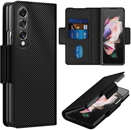 Coque Samsung Galaxy Z Fold 4 5G portefeuille magnétique anti choc en cuir