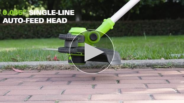 うっちーです。③ Amazon.com: Greenworks 24V 13-Inch Brushless String Trimmer