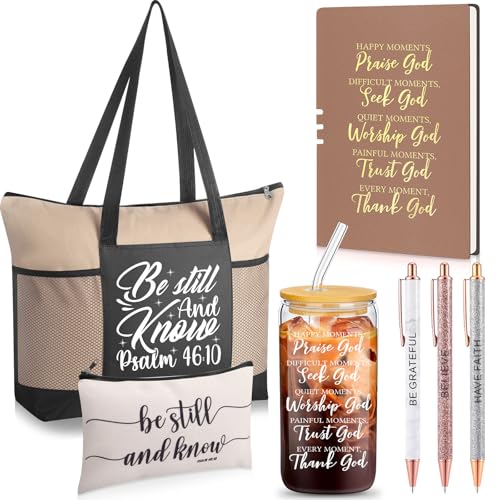 Shinylin 7 Pcs Christian Gift Set for Women Biblical Gifts