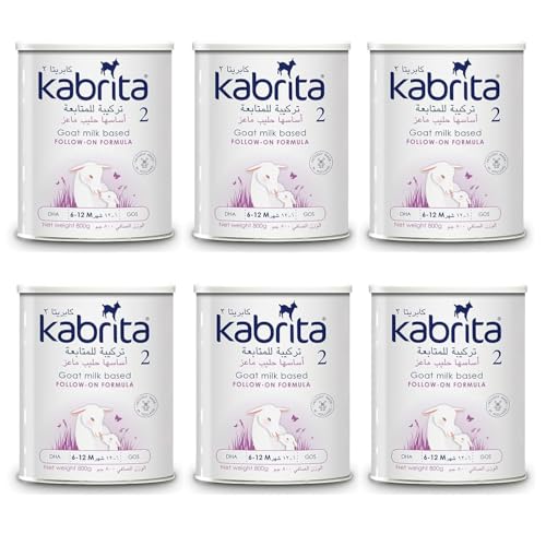KABRITA Goat Milk Based Follow-on Formula (KABRITA 2 800G PACK OF 6)