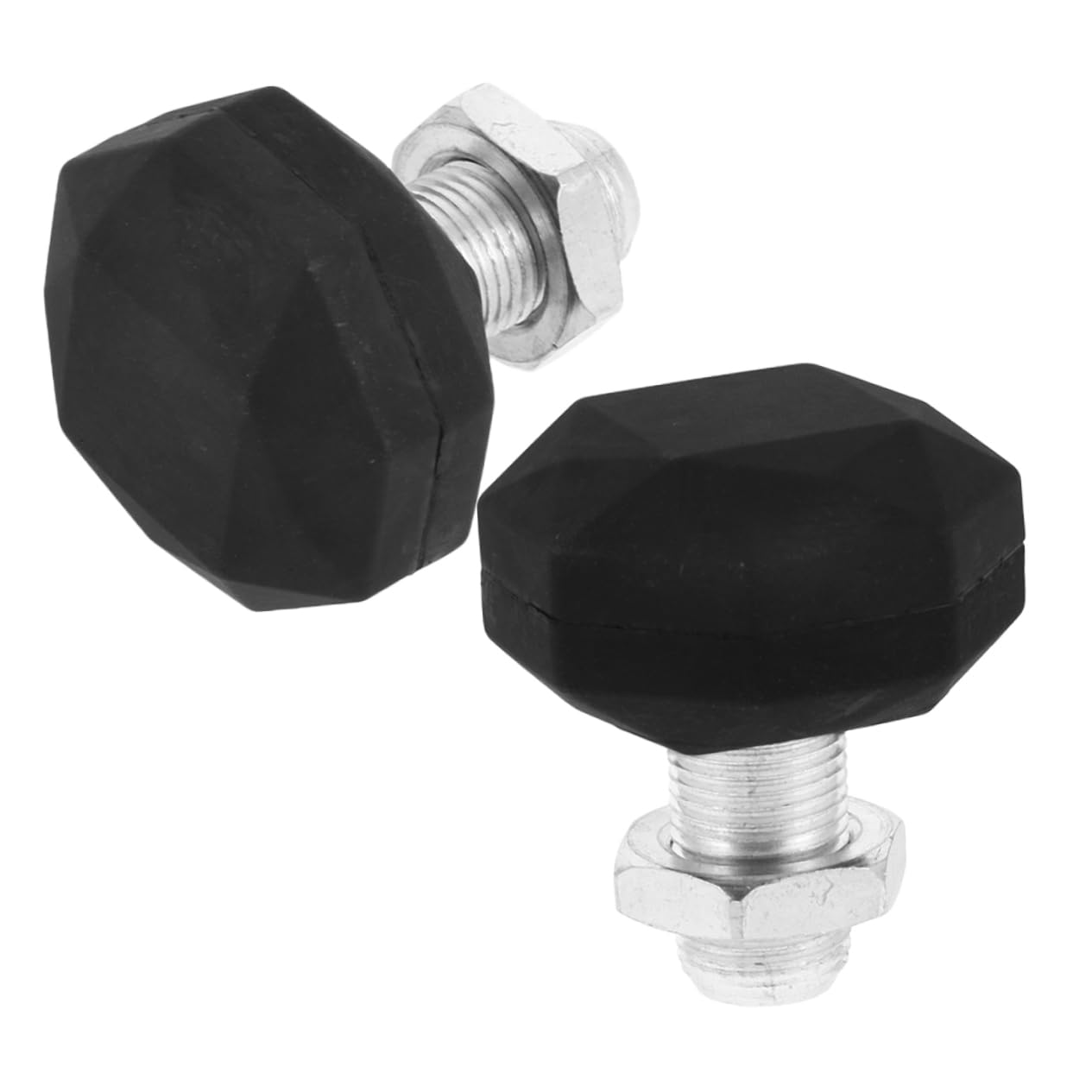 BESPORTBLE 2pcs Adjustable Rubber Brakes for Double Row Roller Skates Inline Skates Stoppers Universal Replacement Parts for Safe Stopping