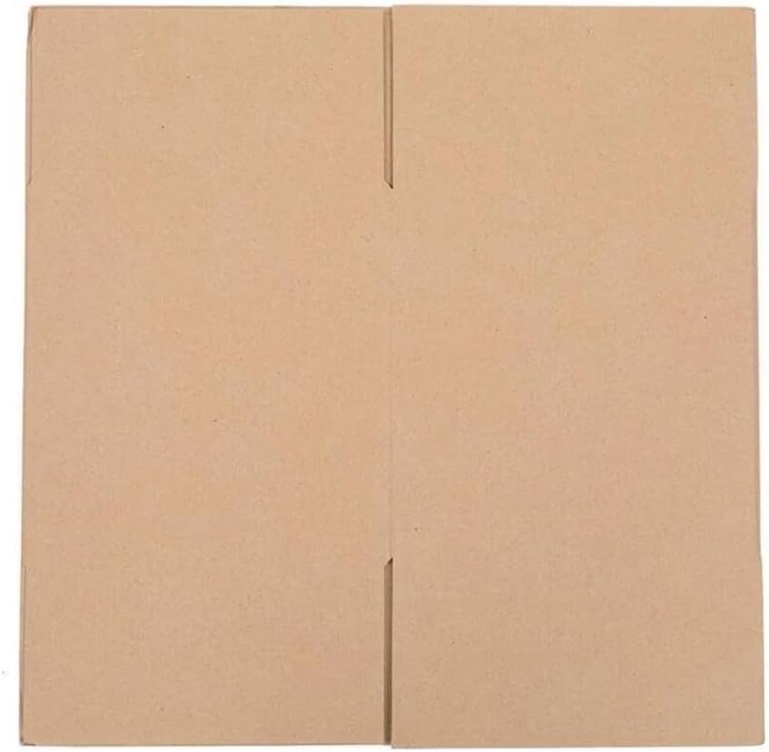 7x7x7 Inch Corrugated Shipping Boxes – Small Cardboard Boxes for Mailing, Business, and Home Storage, 100-Pack Set, Yellow