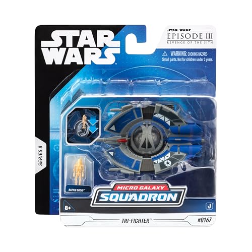 Star Wars Micro Galaxy Squadron Vulture Droid Mystery Bundle - 3-Inch Vehicle and 2.5-Inch Vehicle with Micro Figure Accessories - image 3