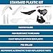 Polisport Motocross (MX) Restyling Kit for Yamaha YZ 125/250 (2002-2021) Dirt Bike – OEM Quality, Durable, Flexible & Perfect Fit – White/Black