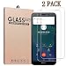 [2-Pack] SHENGSHUO Screen Protector for Huawei Y5 2018, Premium Quality Tempered Glass Protective Film 0.33mm Anti-Bubble Shield 9H Hardness Clear Scratch Resist Bubble-Free Anti-Fingerprint