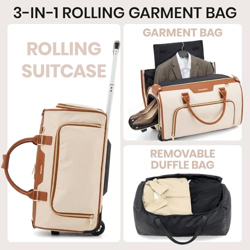 Fanwoli Convertible Duffel Garment Bag