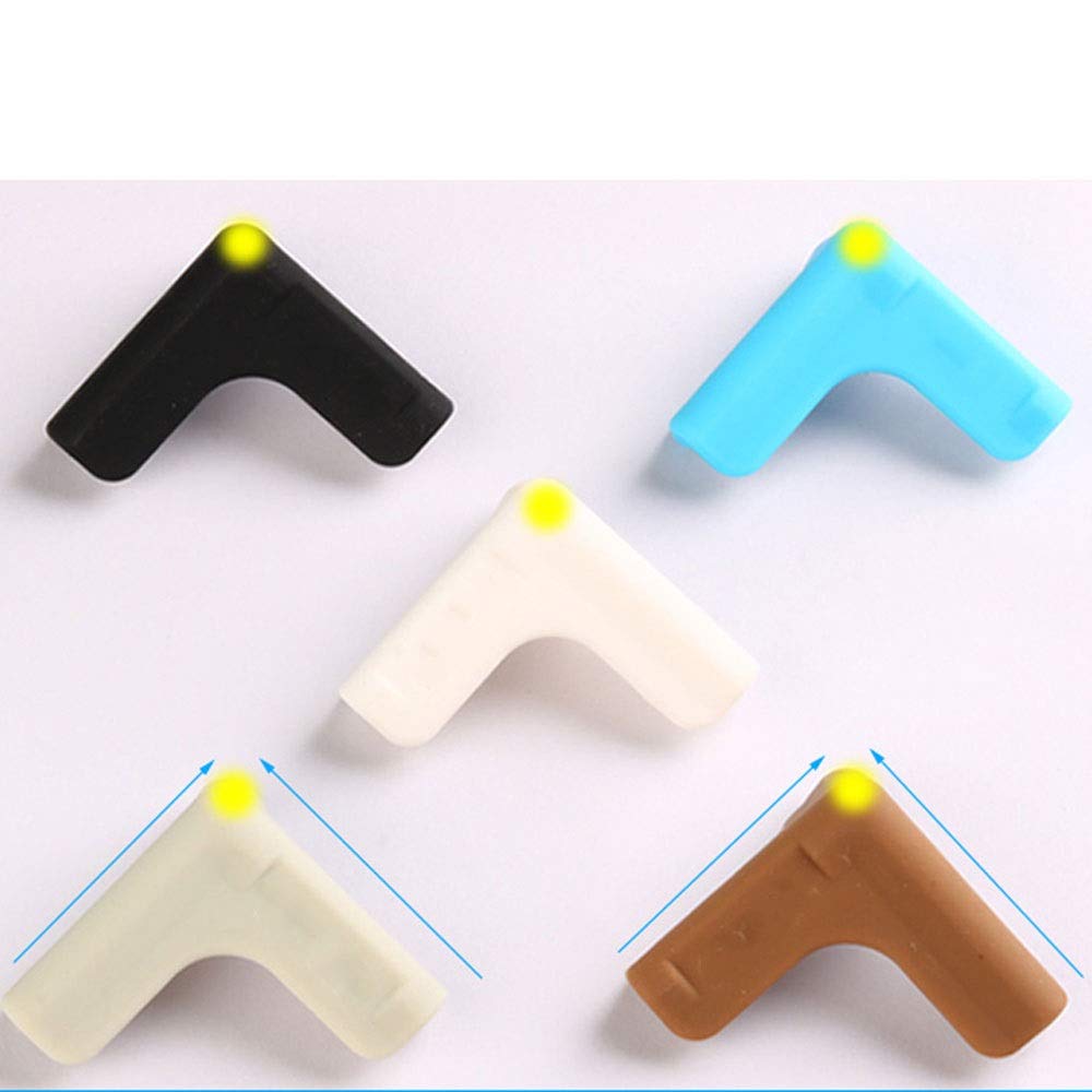Angolari di Protezione, Angolo Antiurto for mobili in Silicone Anti-collisione for Bambini(Black)