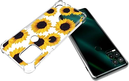 Miniatura 5 de Funda para Moto G Stylus 5G 2021, Motorola XT2131DL Funda transparente para niñas y mujeres, TPU suave a prueba de golpes, funda protectora