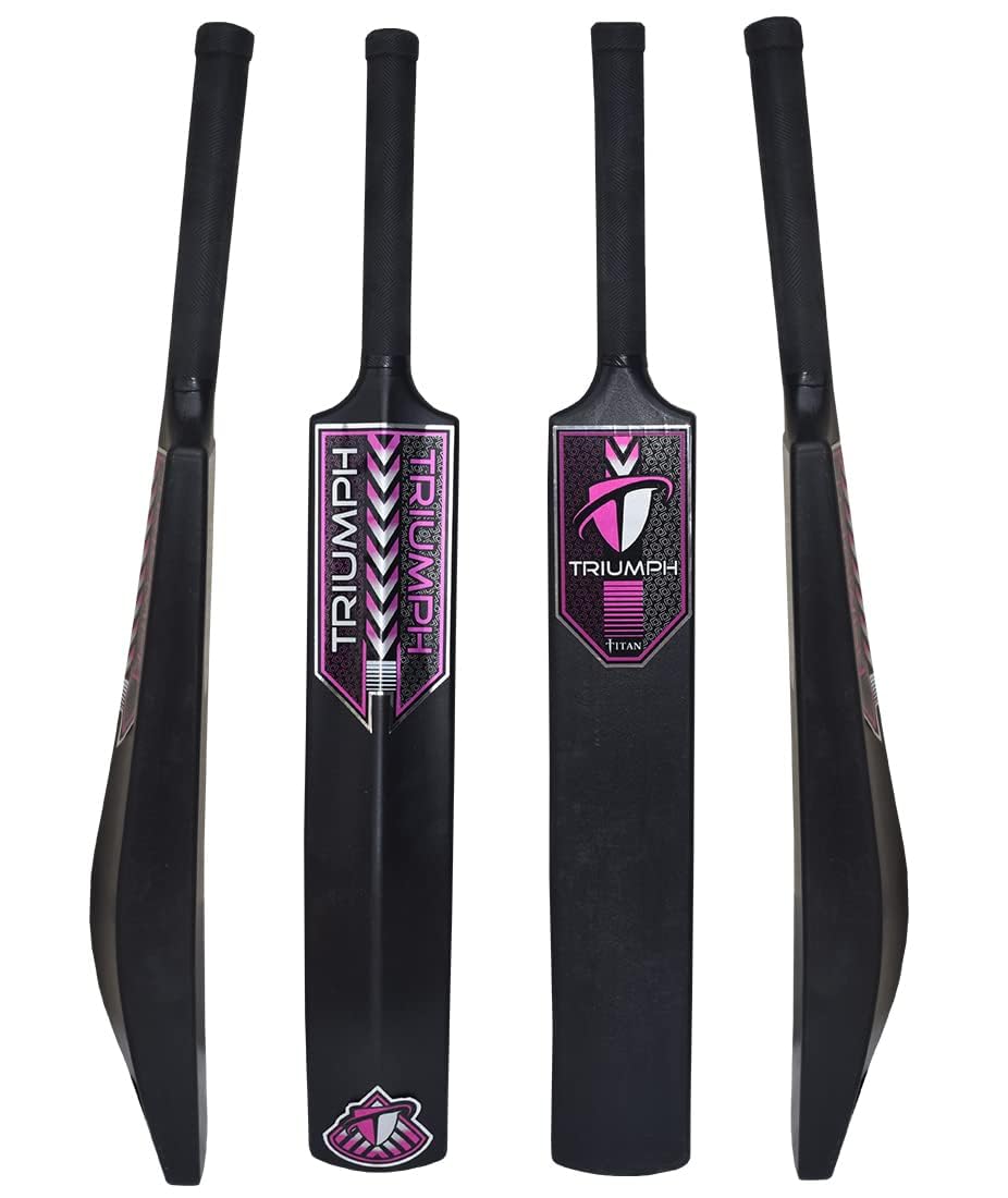 Triumph Plastic bat, Plastic bat Full Size, Plastic Cricket bat for Tennis Balls & Wind Balls, Plastic bat for 15 + Years (Black) (B0B7CD8PG6) Amazon Price History, Amazon Price Tracker
