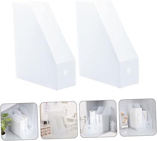 Miniatura 9 de Ciieeo Estante de almacenamiento de archivos de escritorio, almacenamiento de cuadernos, organizador de archivos de oficina, soporte de revista,