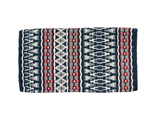 Tough 1 Sedona Wool Saddle Blanket Seafoam