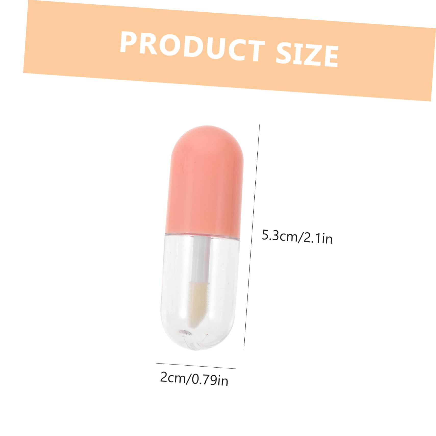 Didiseaon 20pcs Clear Tube Tint Gloss Containers Empty Multipack Glowy Plastic