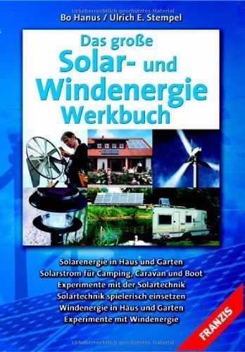 Das große Solar- und Windenergie Werkbuch von Bo Hanus (2011) Broschiert