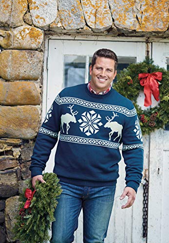 KingSize Men's Big & Tall Holiday Crewneck Sweater2