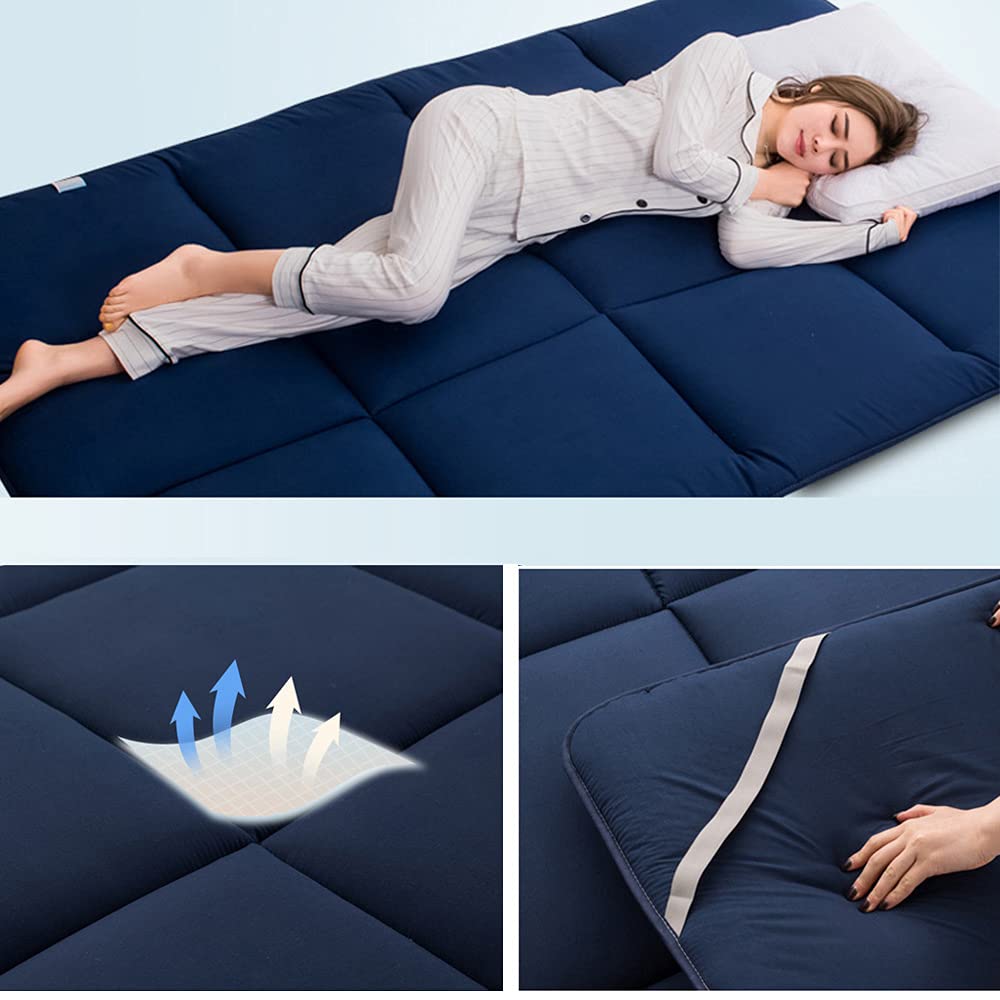 Japanse Tatami-matras, Opvouwbaar Comfortabel Futonmatras Met, 100% Natuurlijk Groen Gras, Ideaal Voor Meditatie Yoga Zen Room Tearoom(Size:200x90x3.5cm