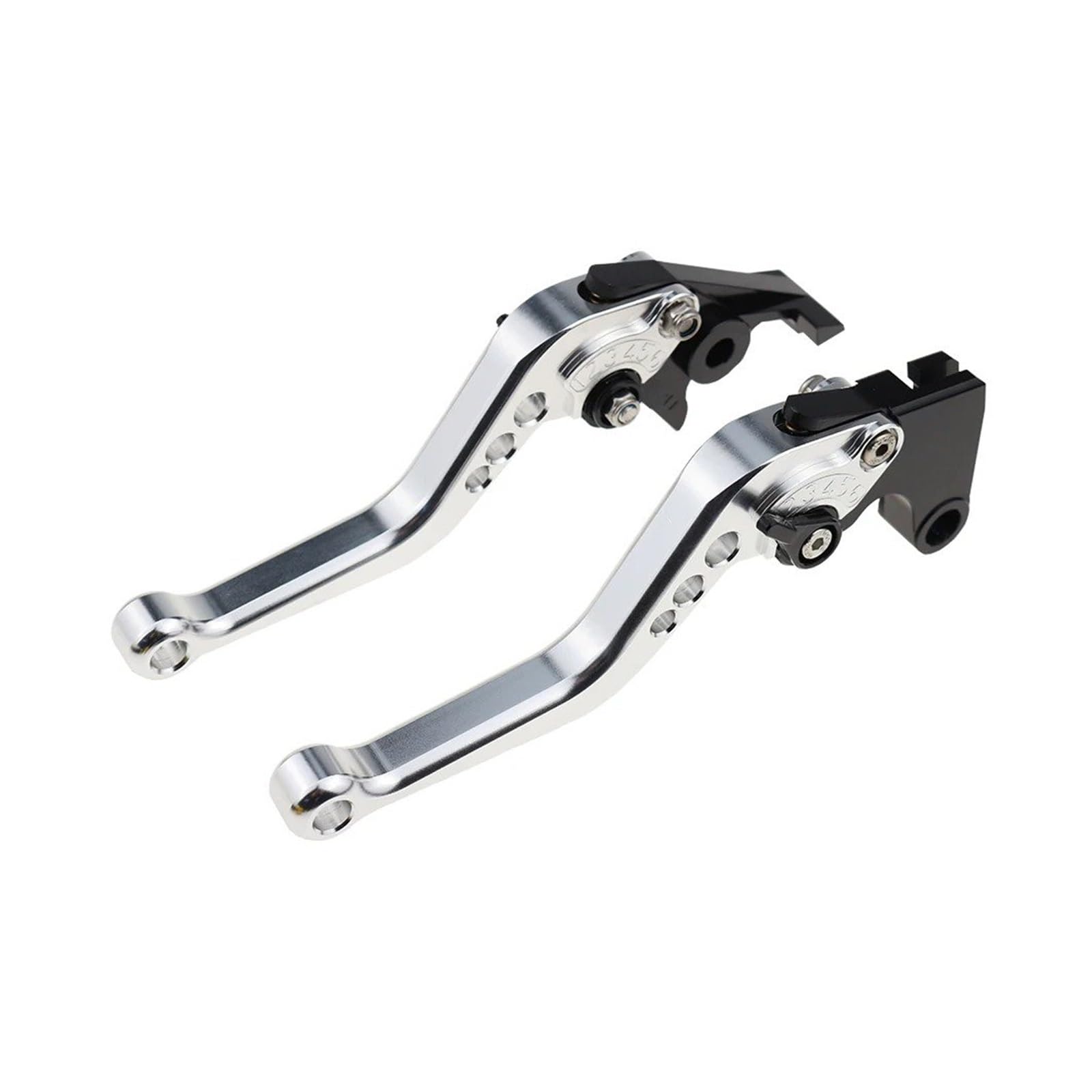 Ragpukmuan A-Silver Motorbike Hand Brake For Gsxr600 For Gsxr750 2004-2005 For Gsx-R600 For Gsx-R750 Motorcycle Cnc Short Brake Clutch Levers Adjustable Handle Parking Tool(A-Silver)