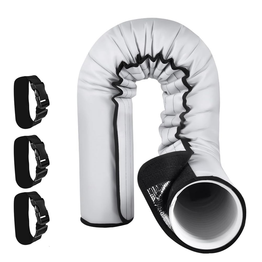 Funda aislante para tubo de aire acondicionado portátil de 5 y 5.9 pulgadas de fácil instalación