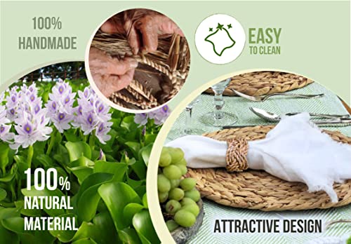 Tagree Wicker Napkin Rings Set Of 12, Woven Napkin Rings, Napkin Rings Bulk For Dinning Table, Easter Napkin Rings Set Of 12, Farmhouse Napkin Rings, Rustic Napkin Rings #TOP2