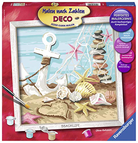Preisvergleich Produktbild Ravensburger 28915 28915-Beachlife-Malen nach Zahlen