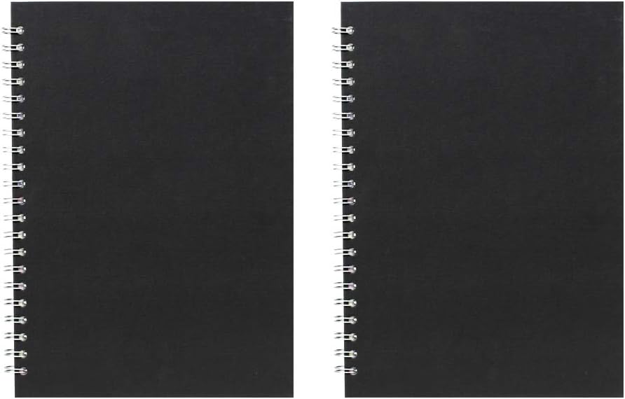 A4 Pink Pig Sketchbook Eco Black W/Port Pack of 2 Amazon.co.uk
