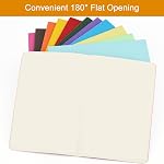ZCZN 12 Pack en vrac de carnets blancs colorés, A5 Journaux avec 12 Couleurs, 60 Pages/30 Feuilles, 8.3x5.5 pouces, papier ordinaire, carnets de voyage pour le travail & École