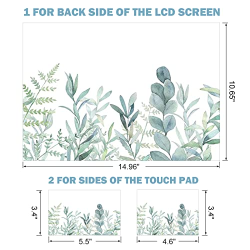 Image of DINKY Laptop Skin Sticker Decal, 12 inch 13 inch 13.3 inch 14 inch 15 inch 15.4 inch 15.6 inch Laptop Universal Reusable Vinyl Skin Stickers Cover Art Decal Notebook PC Personalized Protector-Plants