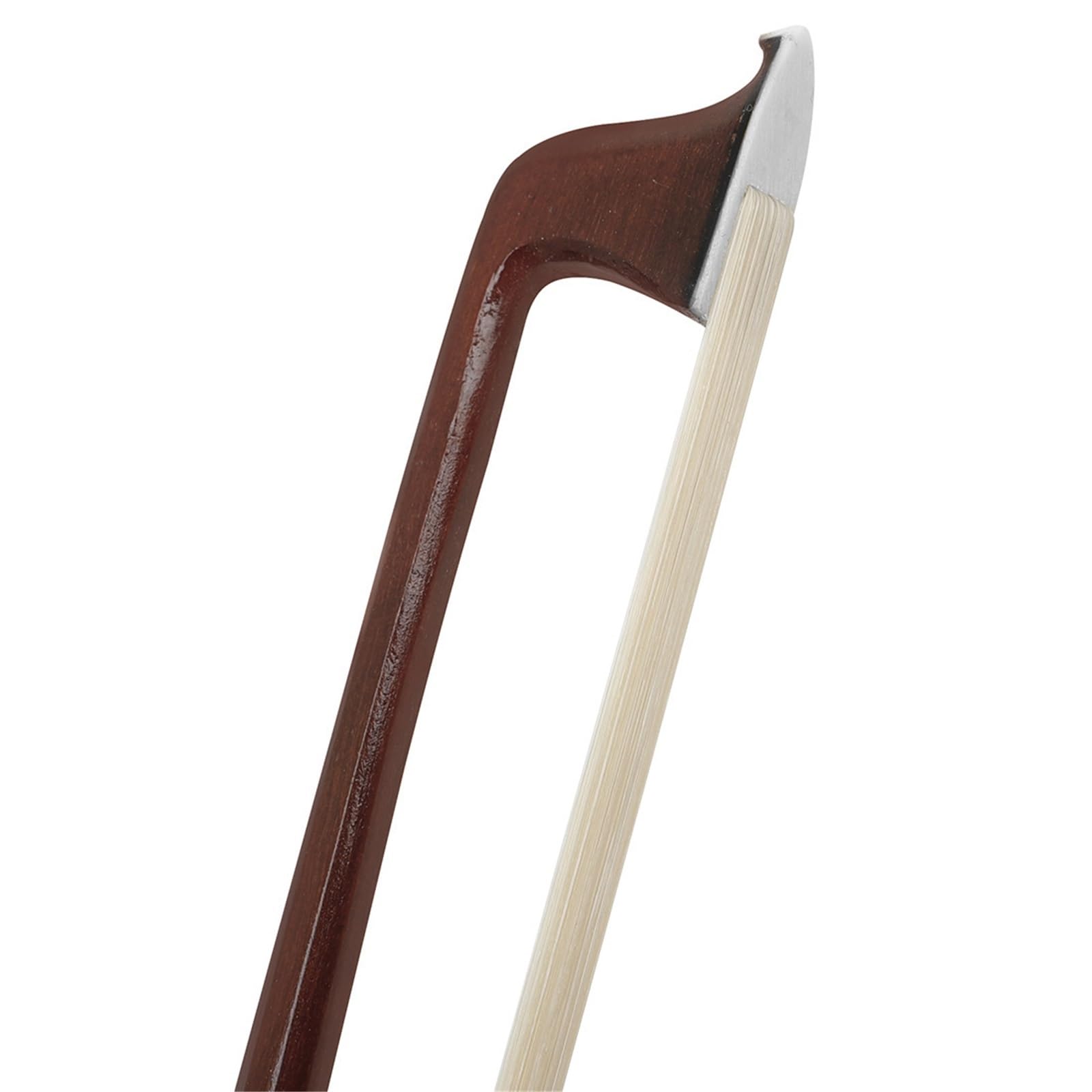 Arco Violino Accessori per strumenti musicali con arco in palissandro ebano naturale con coda di cavallo 4/4 per violino