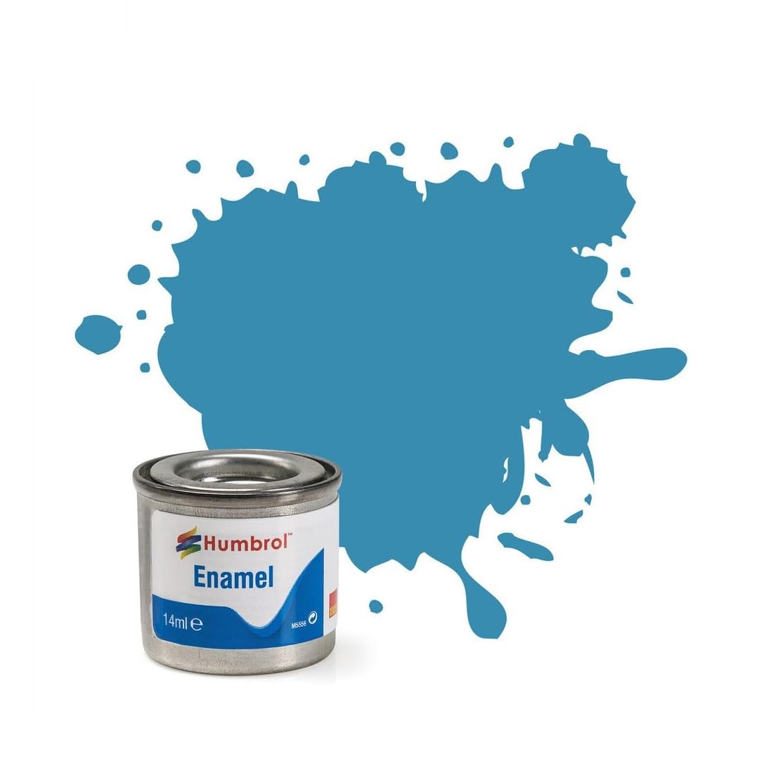 AA0521 48 Mediterranean Blue Gloss - 14ml Enamel Paint Enamel Tins
