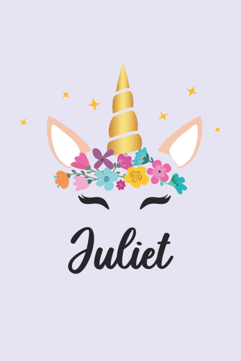 Juliet: Personalized Name Notebook | Wide Ruled Paper Notebook Journal | For Teens Kids Students Girls| For Home School College | 6x9 inch 120pages