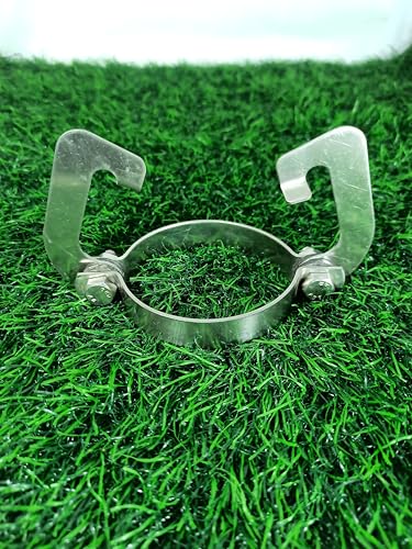 Image of Stainless Steel O-Type Quick Coupling Clamp Ring | HeavyDuty Lock Clamp for Irrigation Pipe Coupler /Hose Coupling Connector | Rust Resistant Ring for Agriculture & Garden Use-20 Pcs | 3 inch