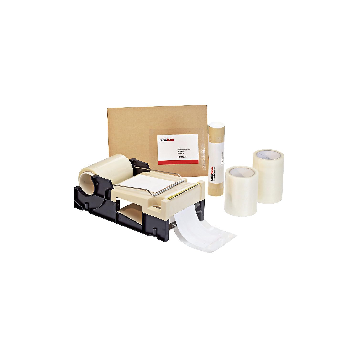 ratioform | Adress-Schutzfolie | unbedruckt | VE 6 Stk | Bandbreite 150 mm
